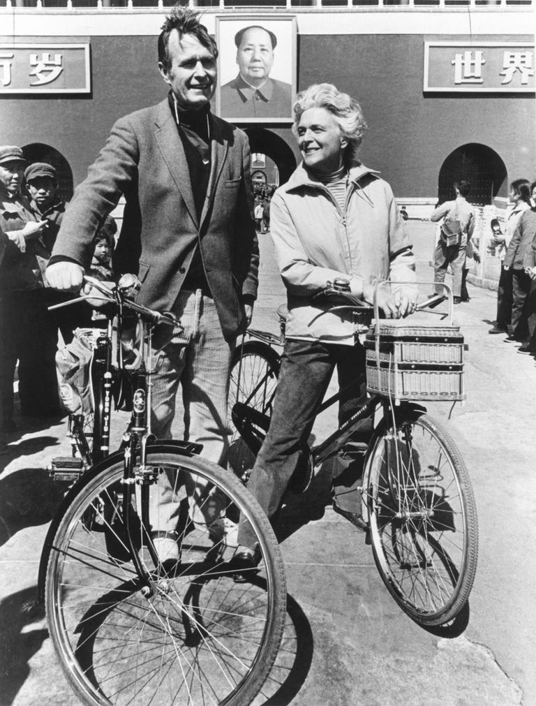 barbara bush and george h.w. bush 1974 china