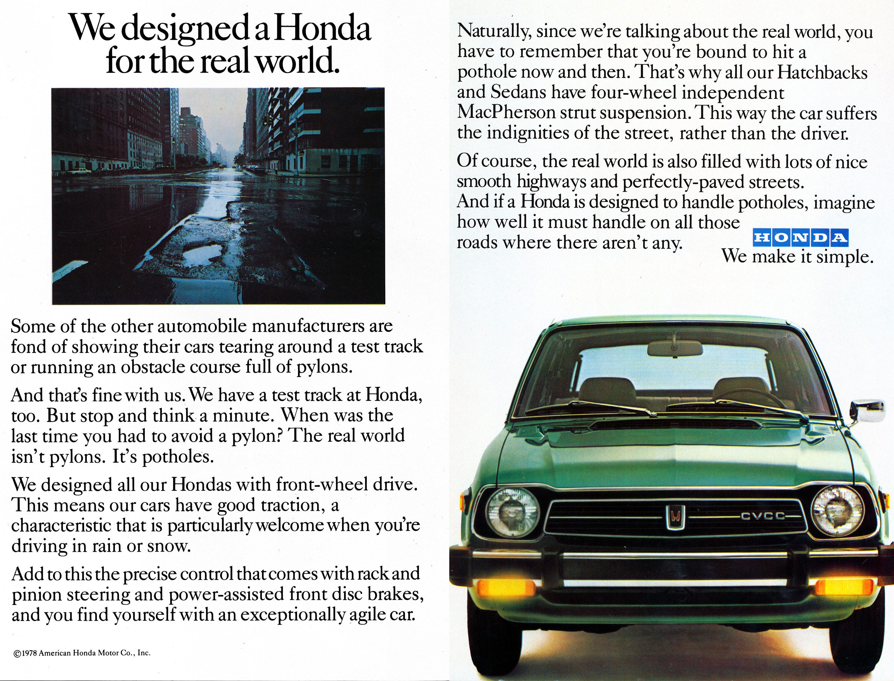 Go Ahead, Beat on the 1978 Honda Civic in the Real World