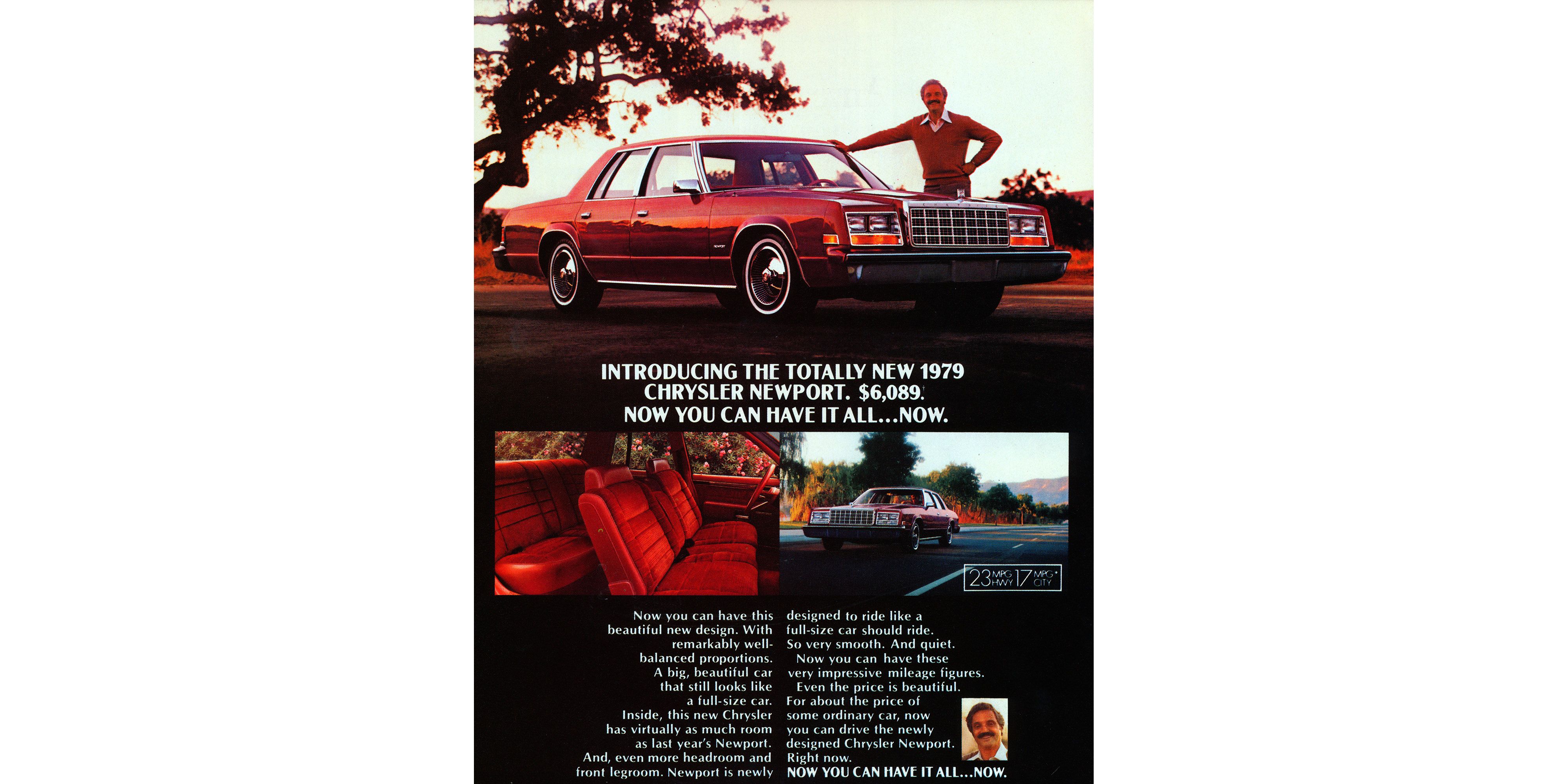 Now You Can Have the New Downsized 1979 Chrysler Newport... Now