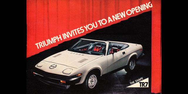 1979 triumph tr7 convertible magazine ad