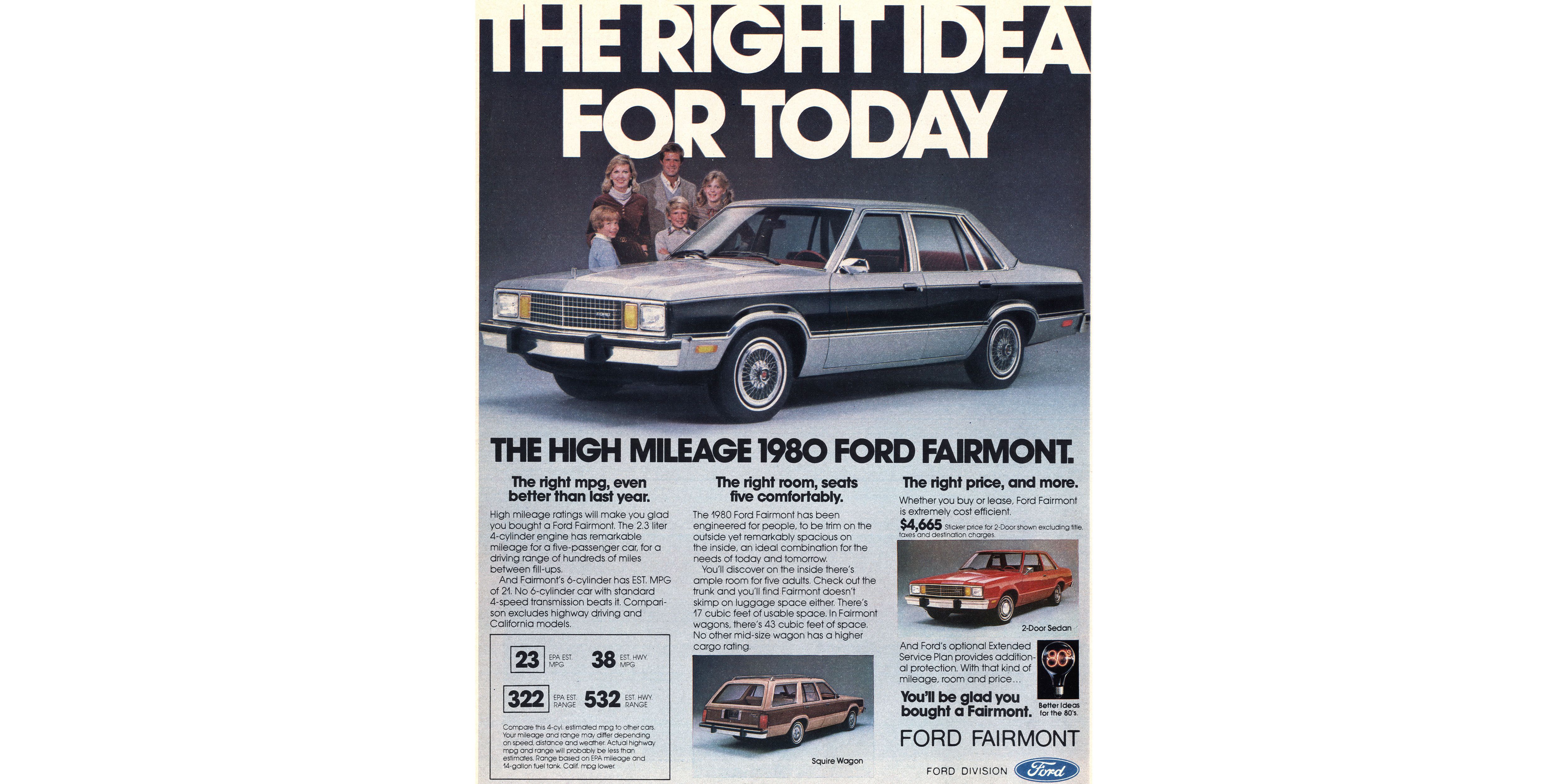 Pinto-Engined 1980 Ford Fairmont Fears No Gas Crisis