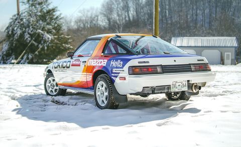 1984 mazda rx7 gsl se rally car