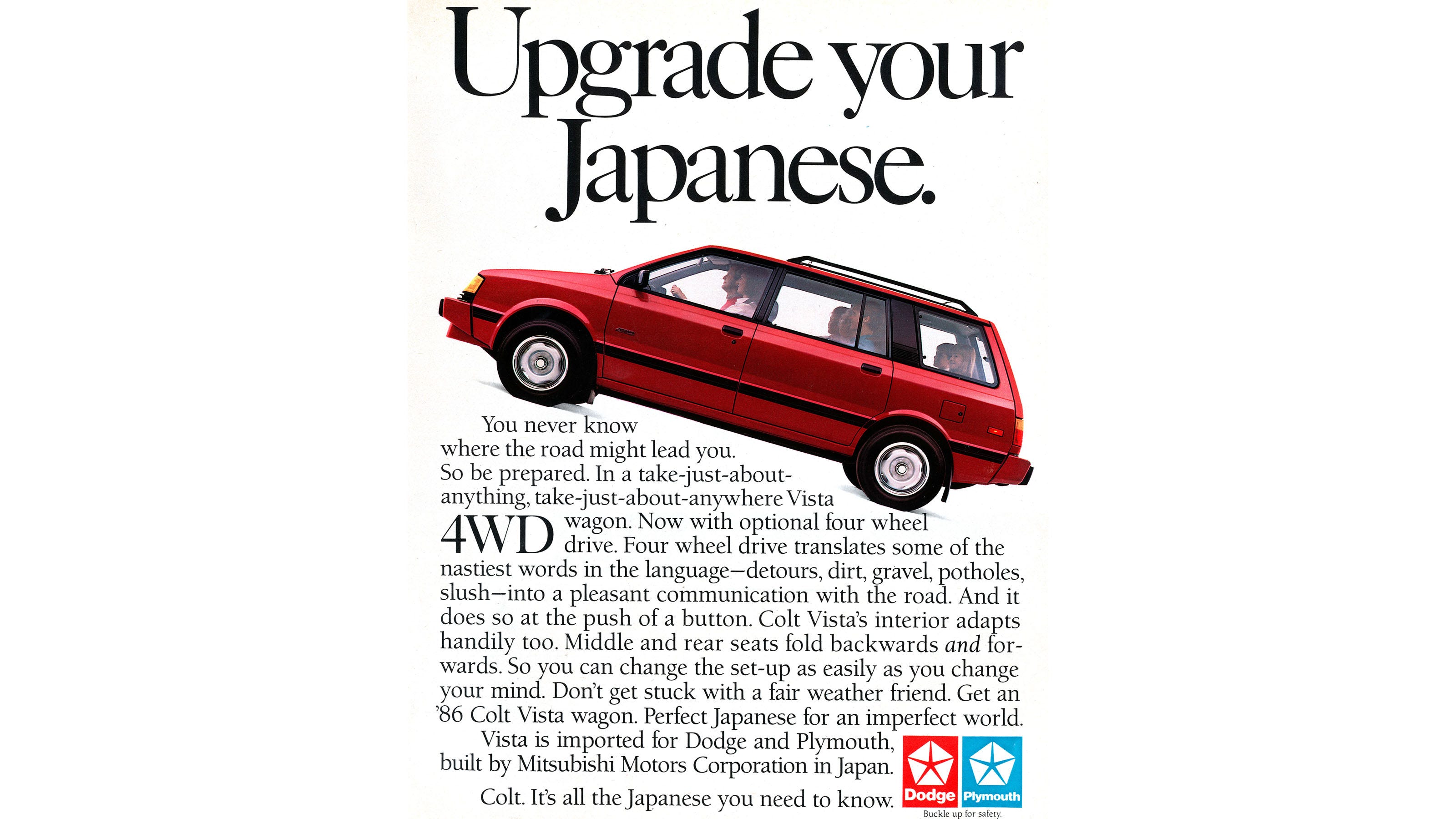 1986 Colt Vista 4WD Is Perfect Japanese for an Imperfect World