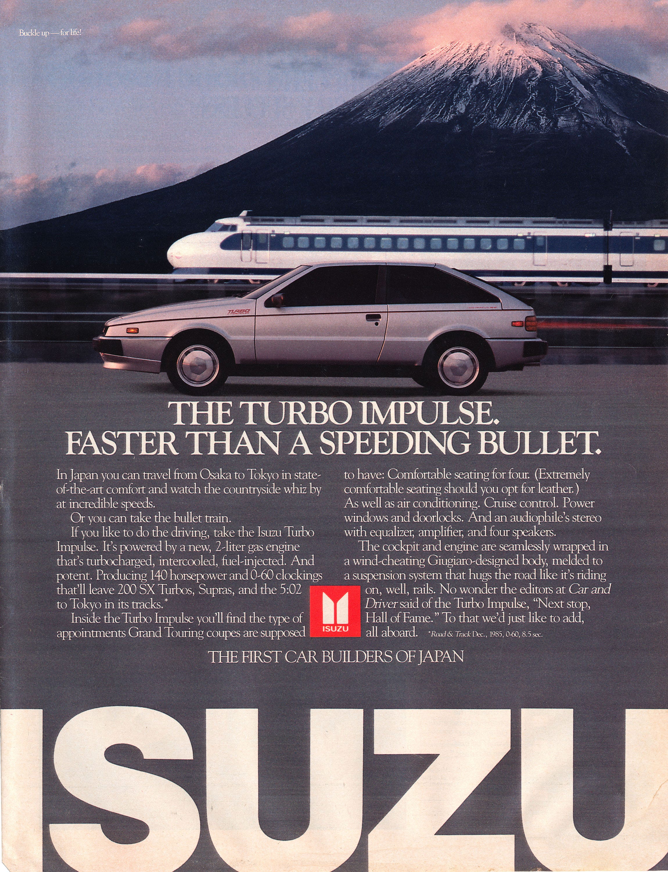 Bullet Train or 1986 Isuzu Impulse Liftback Coupe?