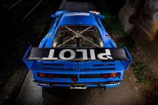 this impossibly cool ferrari f40 lm is for sale