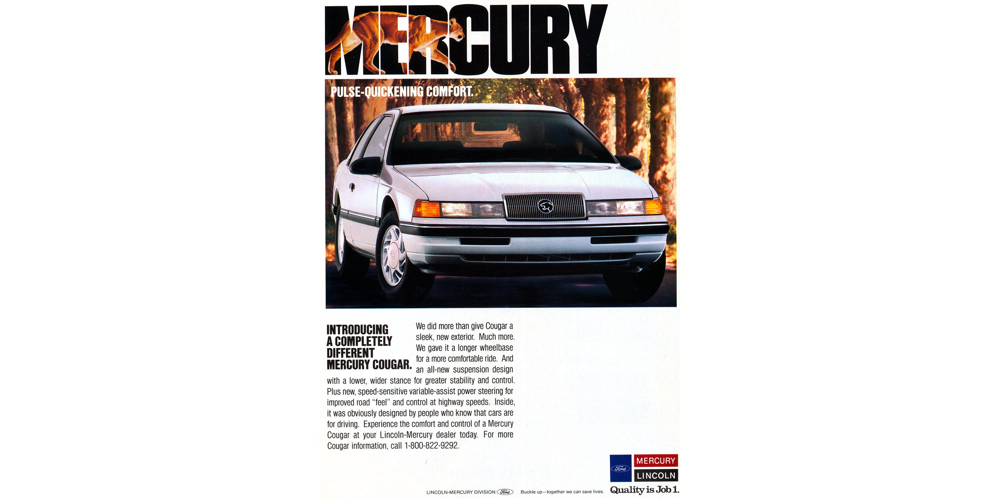 1989 Mercury Cougar Offers Pulse-Quickening Comfort