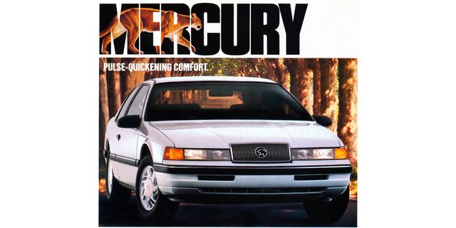 1989 mercury cougar magazine advertisement
