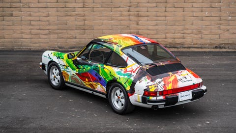 1989 porsche 911 carrera art car