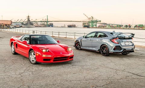 19 Honda Civic Type R Vs 1991 Acura Nsx