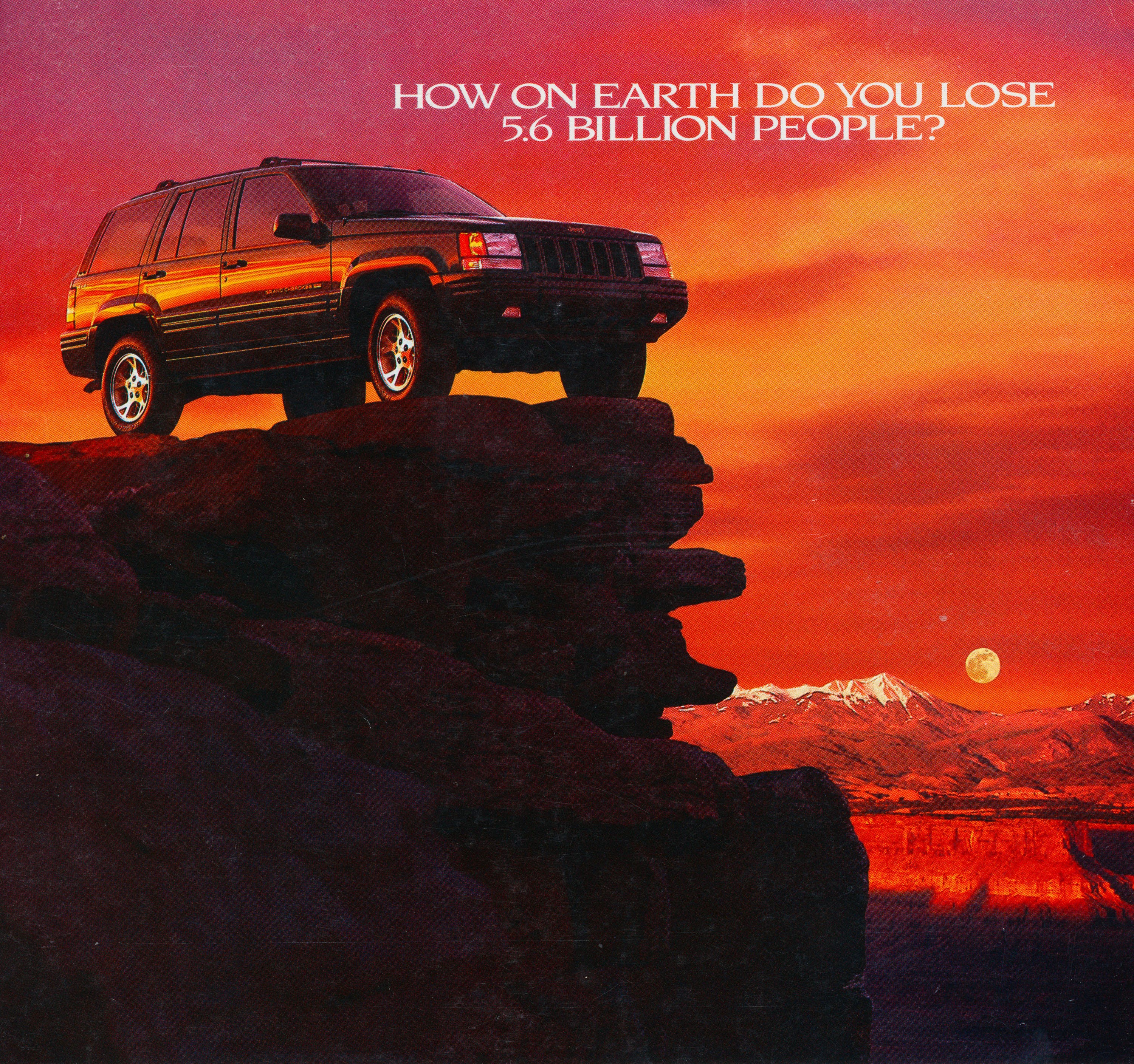Lose 5.6 Billion People in the Luxurious New 1995 Jeep Grand Cherokee