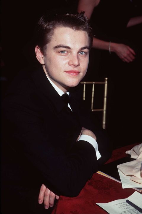 1/18/98 Beverly Hills, CA. Leonardo DiCaprio at the Golden Globe Awards held at the Beverly Hilton.