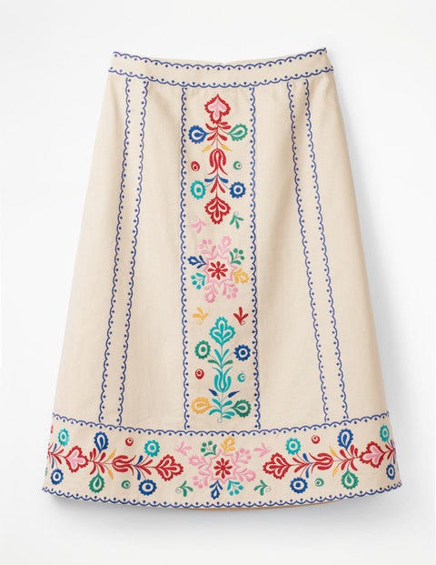 Fans are in love with this stunning embroidered Boden midi skirt