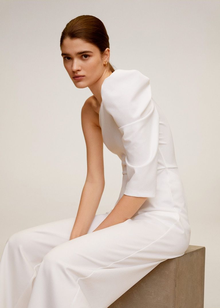 mono blanco para novia