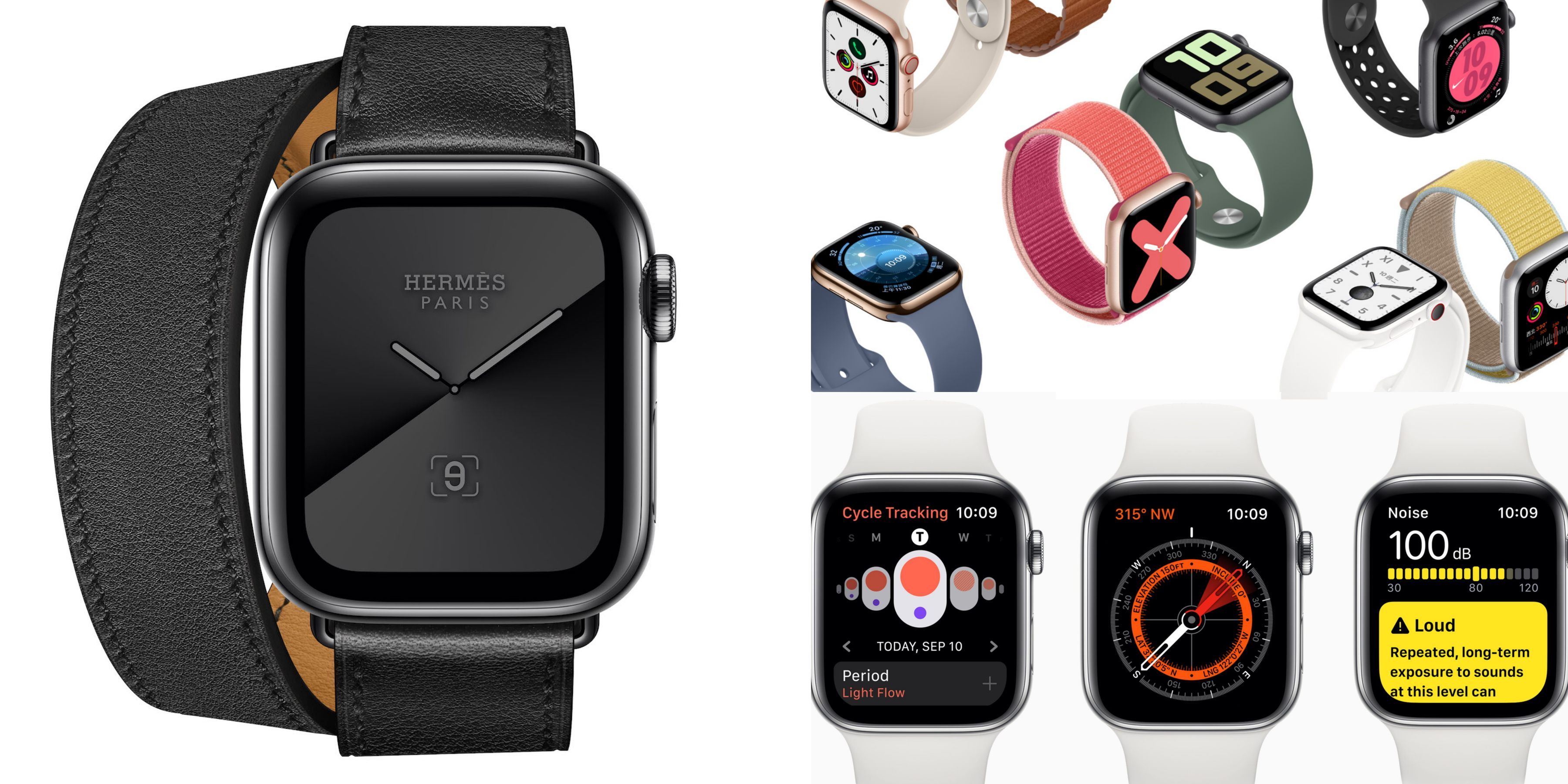 Apple Watch Series 5特色懶人包：螢幕不熄滅、鈦合金材質、愛馬仕全黑 