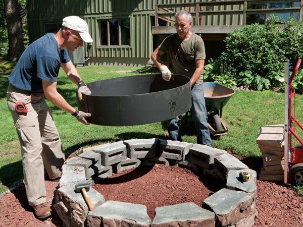 Diy Fire Pit How To Build A, How To Make A Concrete Fire Pit Cap