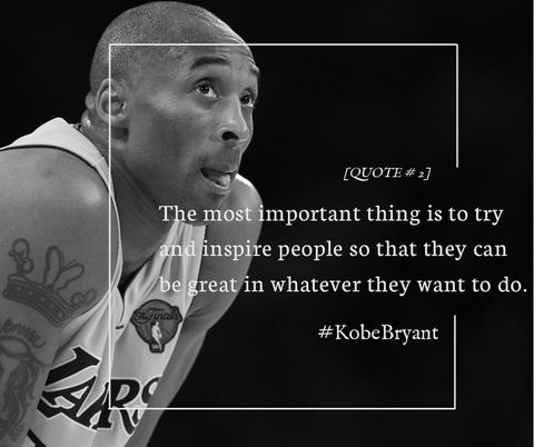 Kobe送給我們最後的禮物 柯比布萊恩的10句人生勵志語錄 一旦你知道失敗的感覺是什麼 就會決心追逐成功