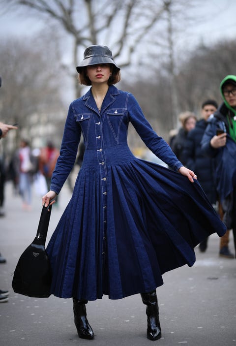 El vestido vaquero: microtendencia 2020-Looks vestido vaquero El vestido vaquero: microtendencia 2020-Looks vestido vaquero