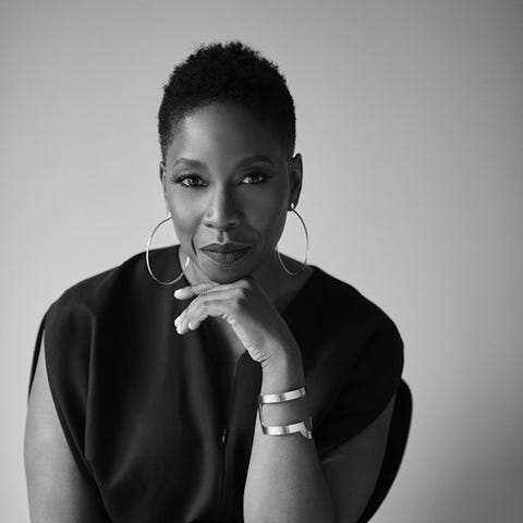 black and white headshot