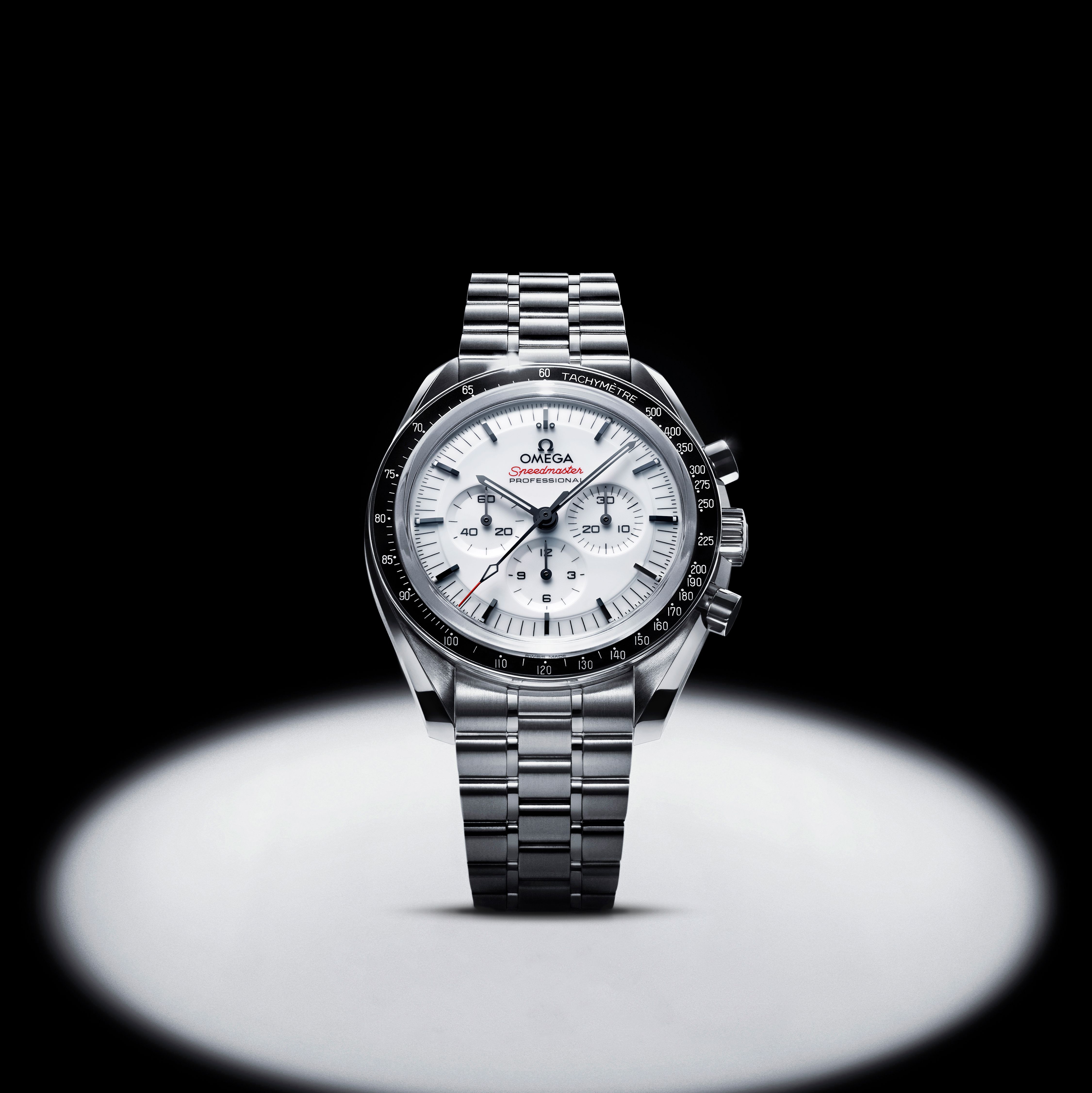The White-Dial Omega Moonwatch Has Officially Landed