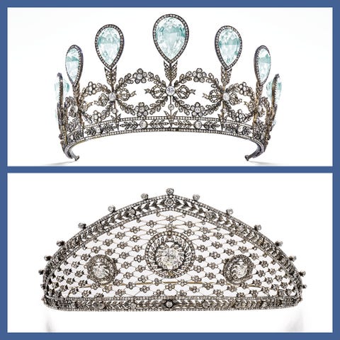 Two Royal Faberge Wedding Tiaras Are Up For Auction At Christie S And Sotheby S Two Royal Faberge Wedding Tiaras Are Up For Auction At Christie S And Sotheby S