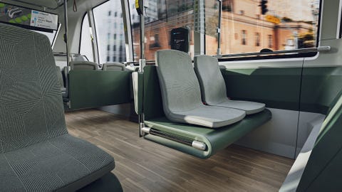 ZF level 4 shuttle concept flexibility in all areas from the choice of different battery capacities, to the distribution of seating and standing room, to the materials and fabrics used, customers can customize their shuttles flexibilität – in allen bereichen von der auswahl verschiedener batteriekapazitäten, über der verteilung von sitz und stehplätzen bis hin zu eingesetzten materialien und stoffe können kunden individuell entscheiden