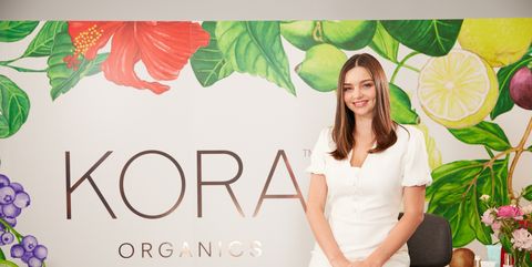 Kora Organicsの創始者として来日 ポジティブになる ミランダ カーのビューティトーク ハーパーズ バザー Harper S Bazaar 公式