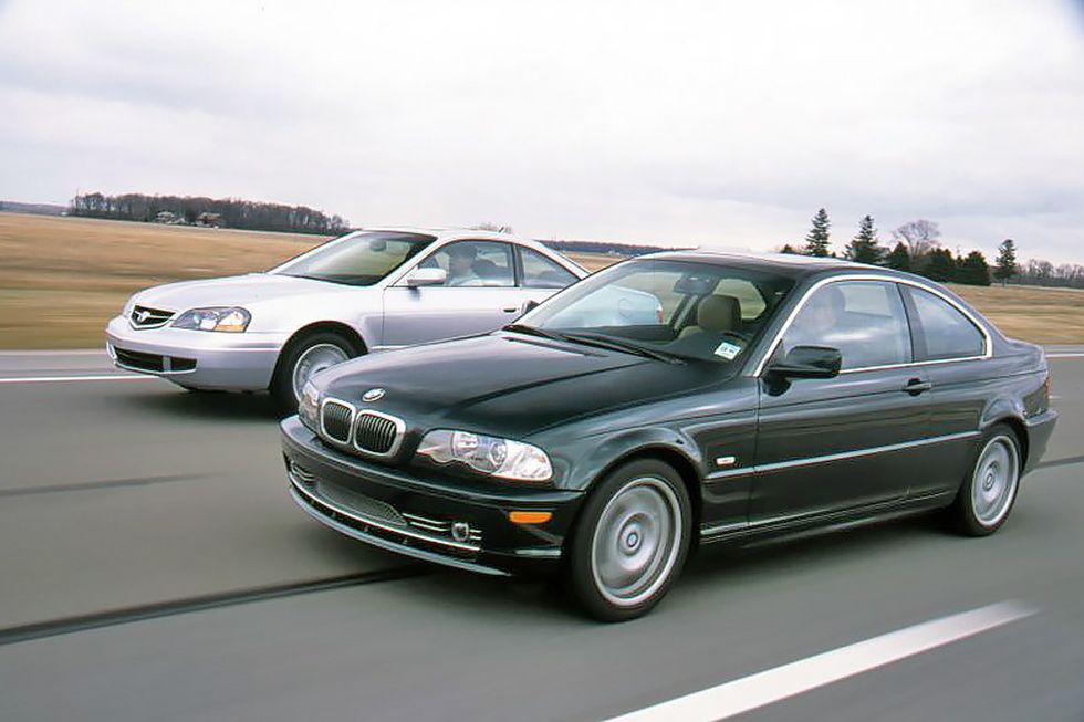 image of "2002 Acura 3.2CL Type S vs. 2002 BMW 330Ci: Battle of the Best"