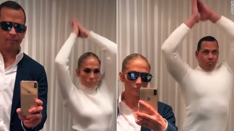 JLo And ARod Join TikTok’s Flip The Switch Challenge - Viral Videos