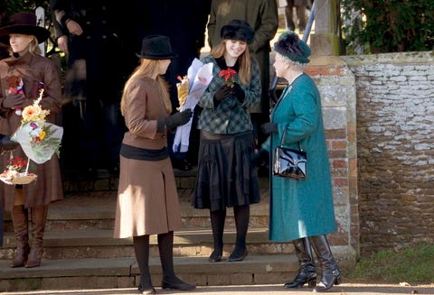 queen elizabeth princess beatrice princess eugenie 2004