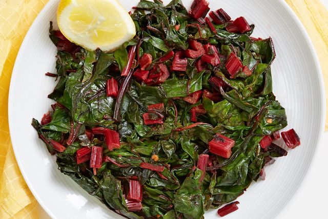 cooked swiss chard
