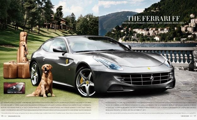 Neiman Msrcus Christmas Book 2022 Ferrari Ff To Appear In Neiman Marcus Christmas Book