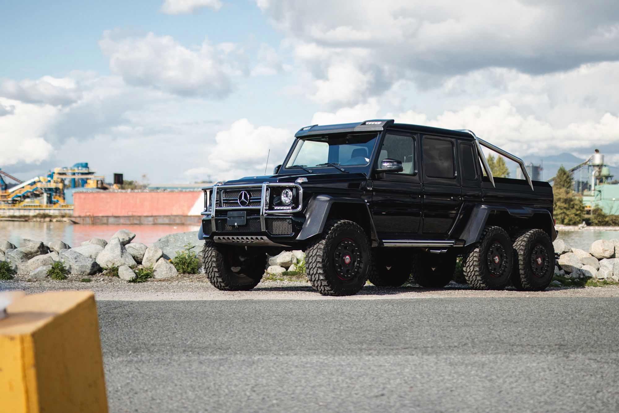 One Of The Insane Six Wheeled Mercedes G Wagens Is Up For Sale
