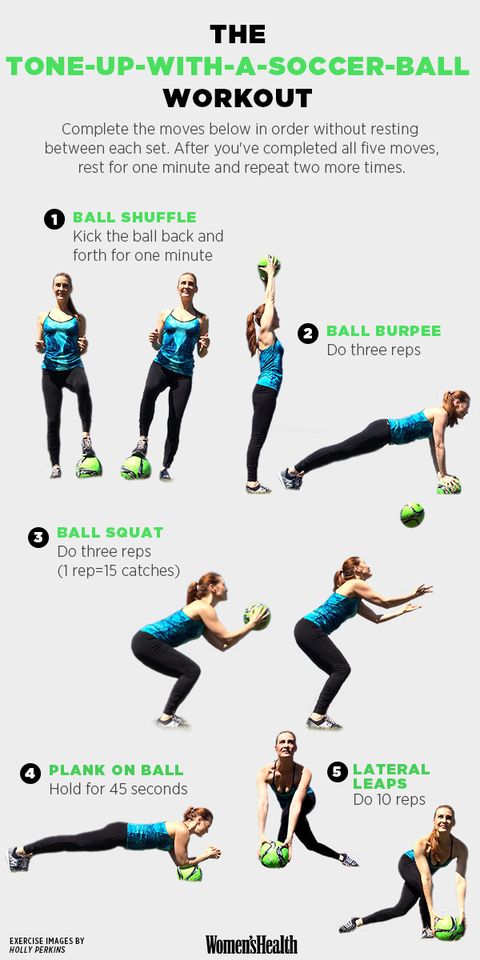 How to Tone Up Using Nothing but a Soccer Ball