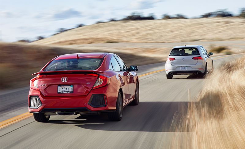 2017 Honda Civic Si vs. 2018 Volkswagen Golf GTI