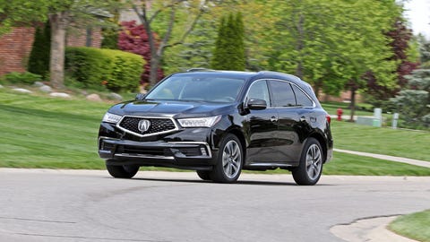 2018 Acura MDX driving 2018 acura mdx