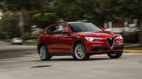 2018 Alfa Romeo Stelvio driving 2018 alfa romeo stelvio