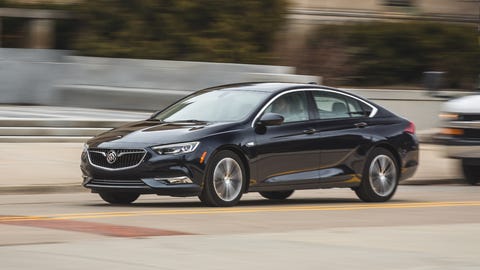 2018 Buick Regal Sportback driving 2018 buick regal sportback