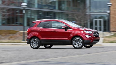 2018 Ford EcoSport driving 2018 ford ecosport