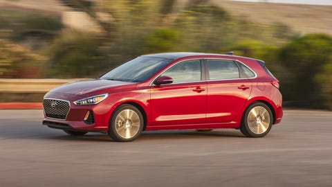 2018 Hyundai Elantra GT driving 2018 hyundai elantra gt