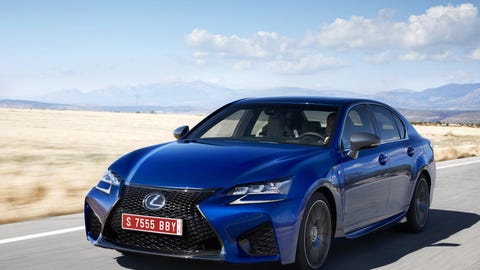 2018 Lexus GS F Driving 2018 lexus gs f