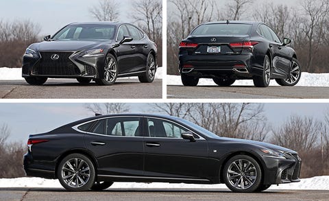 2018 Lexus Ls500 F Sport Awd Test Moderately Ertive Review Image