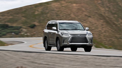 2018 Lexus LX driving 2018 lexus lx