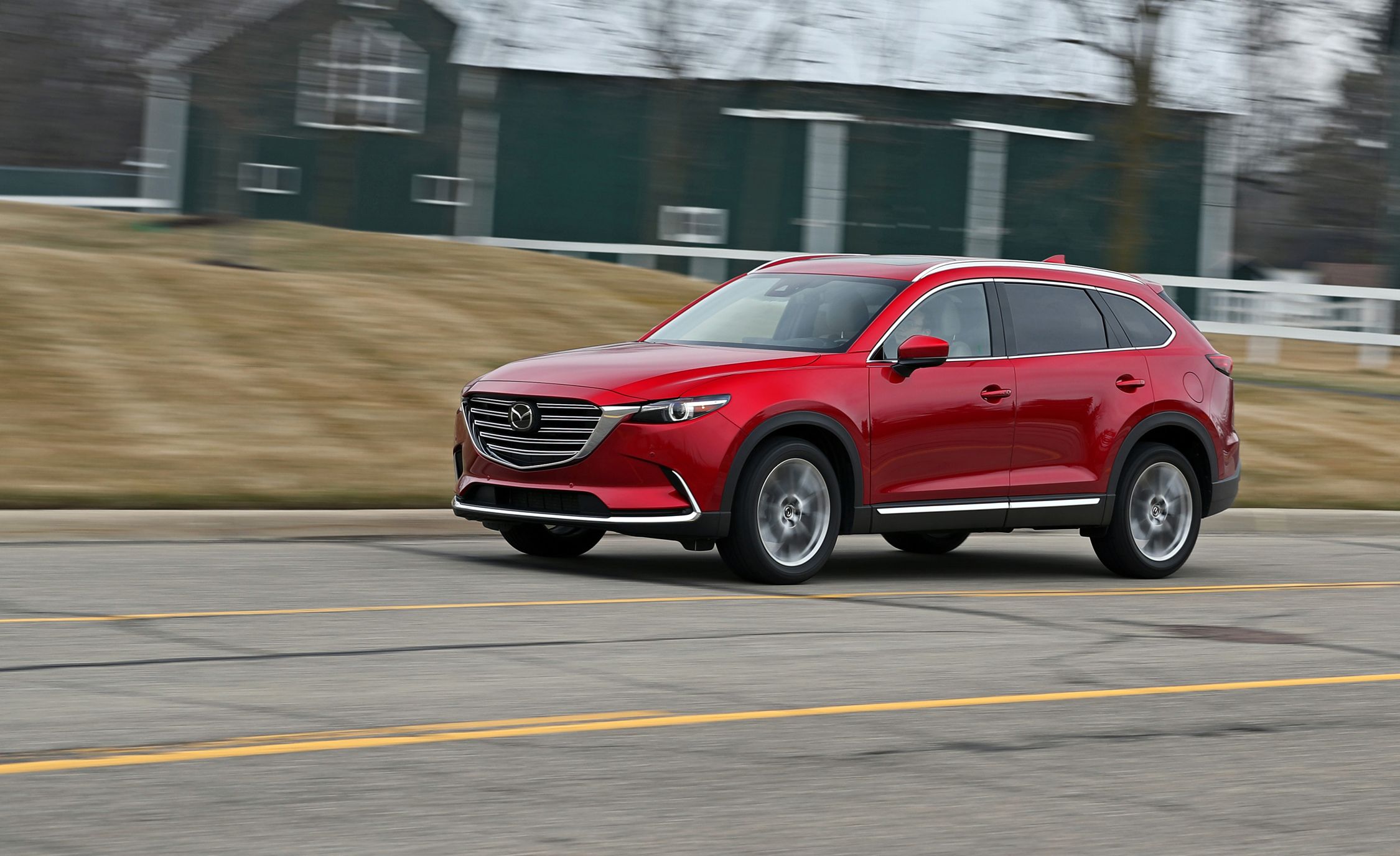 18 Mazda Cx 9 Awd Test Updated So We D Like It More Review Car And Driver