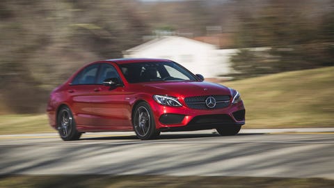 2018 Mercedes-AMG C43 driving 2018 mercedesamg c43