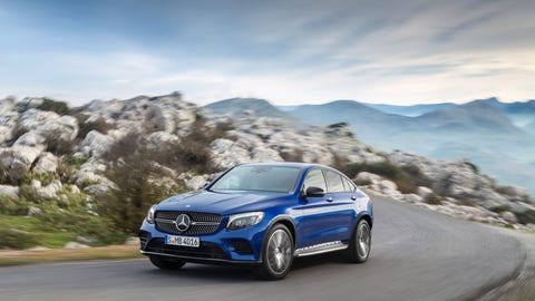 2018 Mercedes-Benz GLC300 Coupe Front Exterior 2018 mercedes benz glc300 coupe front exterior