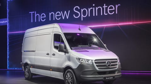 2018 Mercedes-Benz Sprinter Front 2018 mercedes benz sprinter