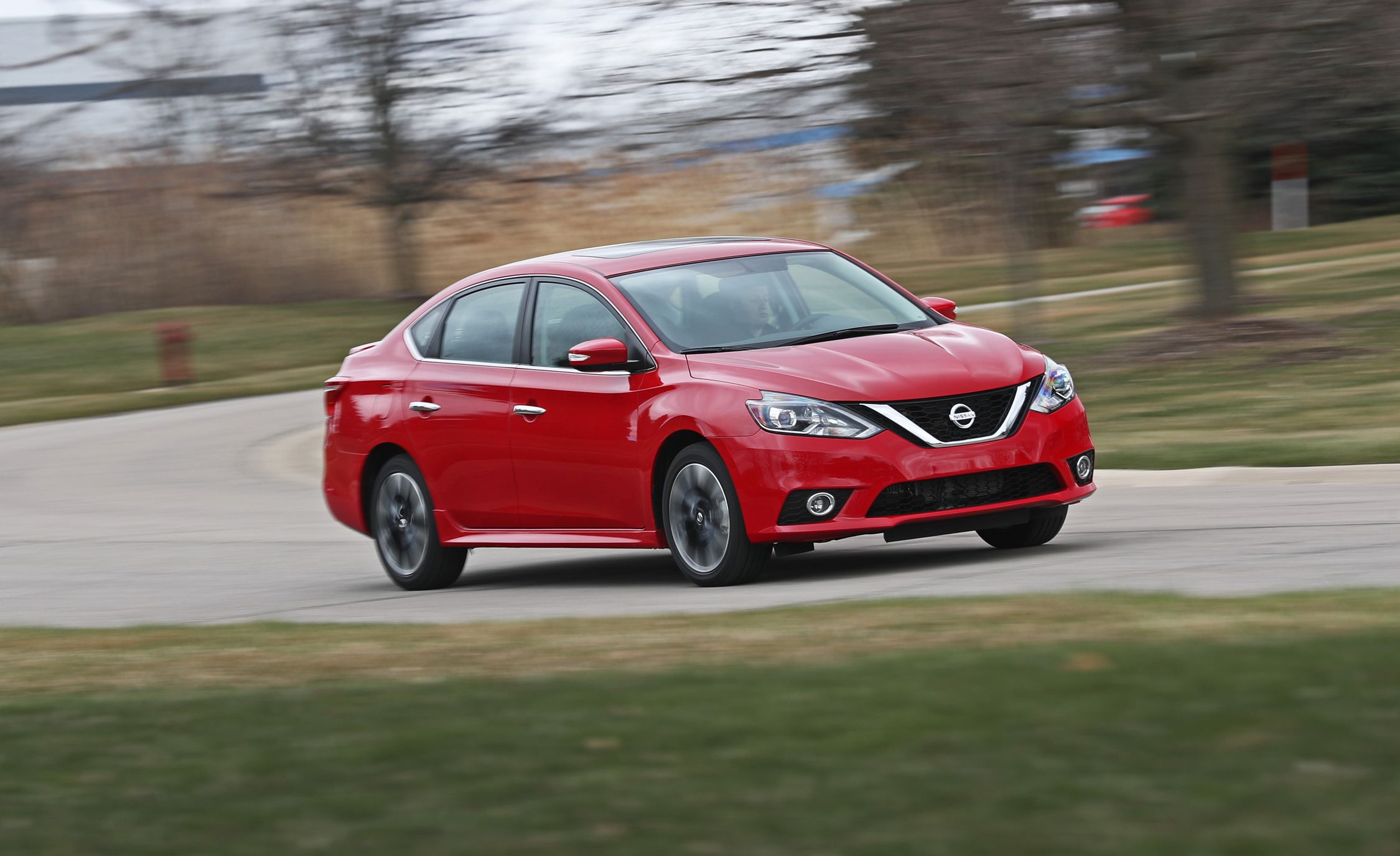 18 Nissan Sentra Sr Turbo Manual Test Nismo Punch In An Sr Package Review Car And Driver