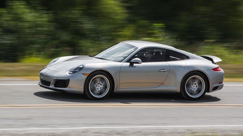 2018 Porsche 911 driving 2018 porsche 911