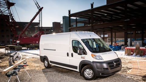 2018 Ram ProMaster Front 2018 ram promaster