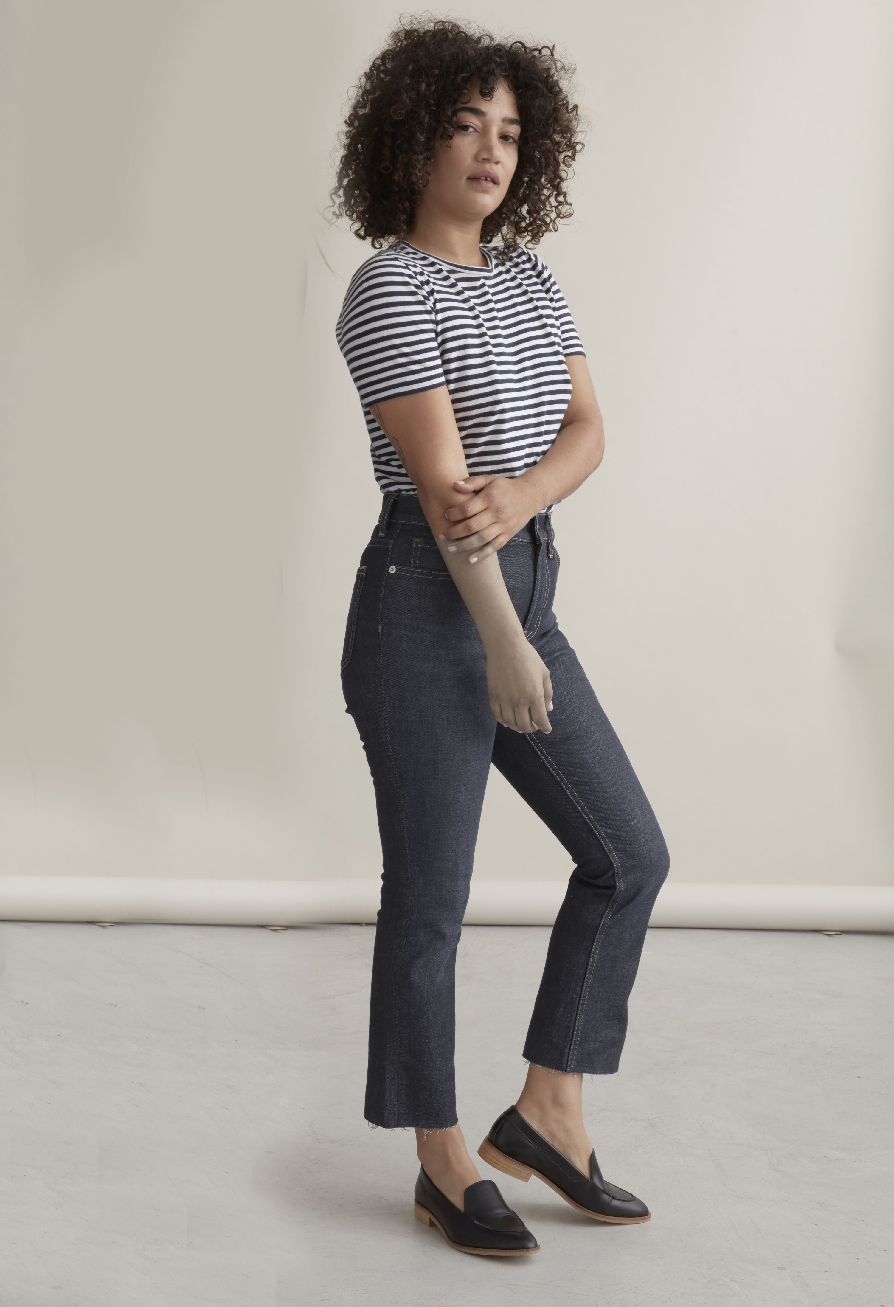 everlane cropped jeans